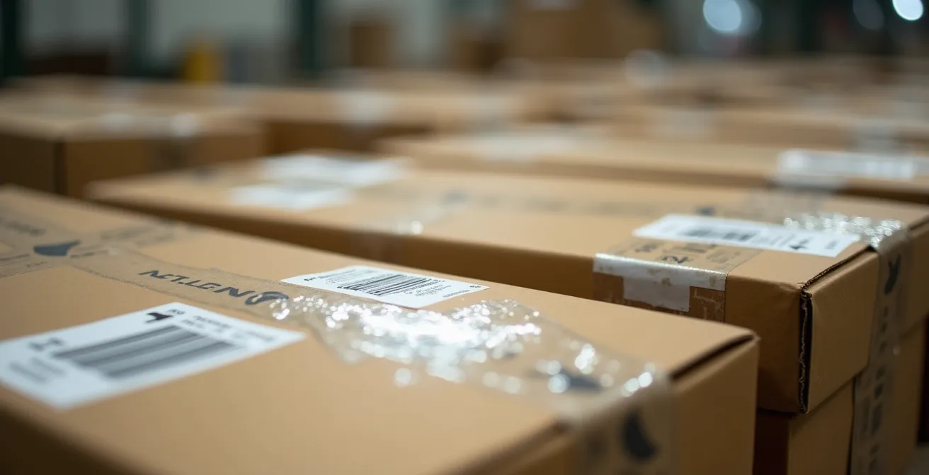 Complex return journey visualization showing inspection, grading, and restocking stages